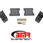 BMR 79-04 Fox Mustang Lower Torque Box Reinforcement Plates - Black Hammertone