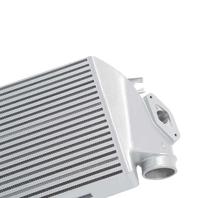 Mishimoto 08-14 Subaru WRX Top-Mount Intercooler Kit - Powder Coated Silver & Blue Hoses - Graveyard Performance