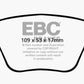 EBC 10-13 Audi A3 2.0 Turbo (Bosch rear caliper) Yellowstuff Rear Brake Pads