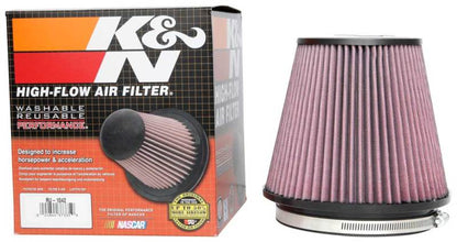 K&N Universal Clamp-On Air Filter 6in FLG / 7-1/2in B / 5in T / 6-1/2in H - Graveyard Performance