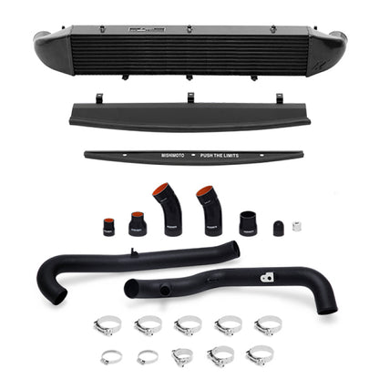 Mishimoto 2014-2016 Ford Fiesta ST 1.6L Front Mount Intercooler (Black) Kit w/ Pipes (Black) - Graveyard Performance