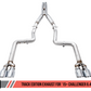 AWE Tuning 2015+ Dodge Challenger 6.4L/6.2L SC Track Edition Exhaust - Quad Chrome Silver Tips