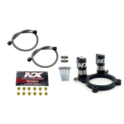 Nitrous Express 11-14 Ford Mustang 3.5L/3.7L Nitrous Plate Conversion (w/Integrated Solenoids) - Graveyard Performance