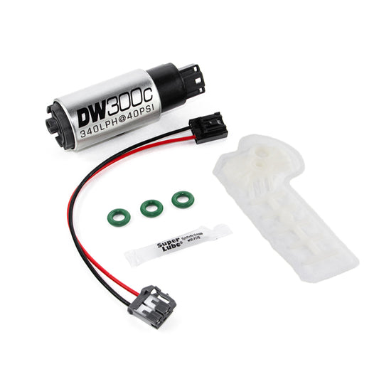 DeatschWerks 340lph DW300C Compact Fuel Pump w/ 12+ Scion FR-S/BRZ / 15 WRX Set Up Kit