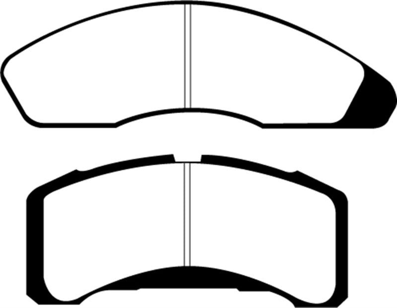 EBC 78-83 Ford Fairmont 2.3 Redstuff Front Brake Pads - Graveyard Performance