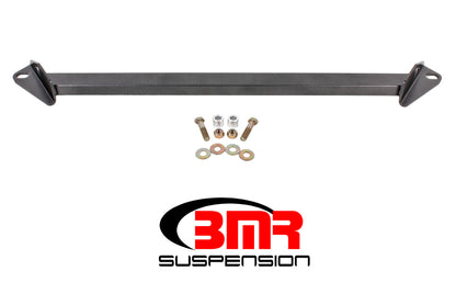 BMR 15-17 S550 Mustang Front 2-Point Subframe Chassis Brace - Black Hammertone - Graveyard Performance