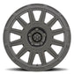 ICON Ricochet 17x8 5x4.5 38mm Offset 6in BS Satin Black Wheel
