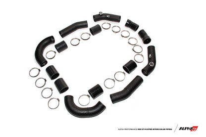 AMS Performance 2009+ Nissan GT-R R35 Alpha Upper I/C Pipe (Use w/Alpha I/C / TiAL Flange) - Graveyard Performance