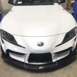 APR Performance Front Wind Splitter with Rods Toyota Supra 2020-2021