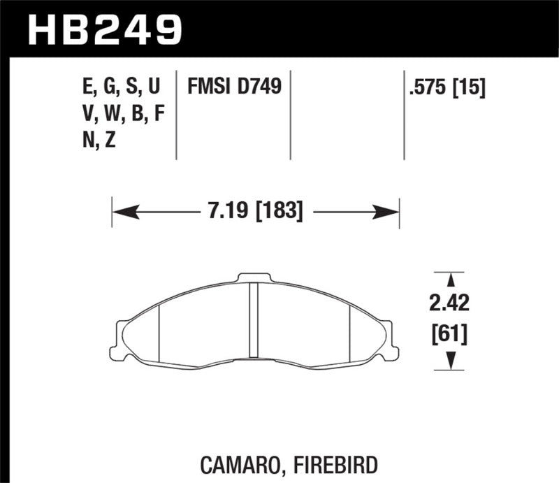 Hawk HPS Street Brake Pads - Graveyard Performance