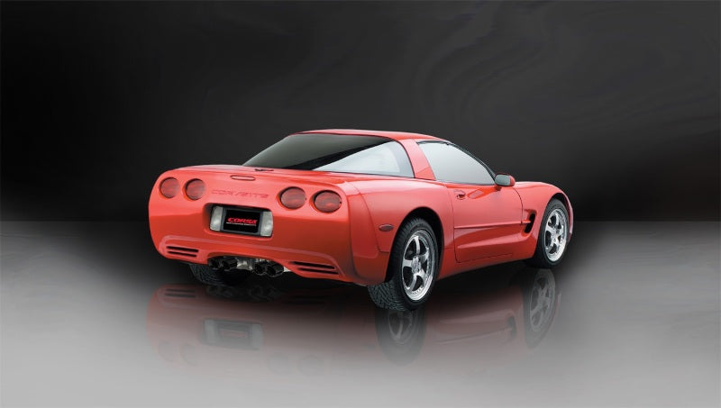 Corsa 1997-2004 Chevrolet Corvette C5 Z06 5.7L V8 Black Xtreme Cat-Back + XO Exhaust - Graveyard Performance
