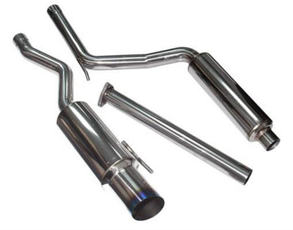 Injen 06-09 Civic Si Coupe Only 60mm Cat-back Exhaust w/ Titanium Tip - Graveyard Performance