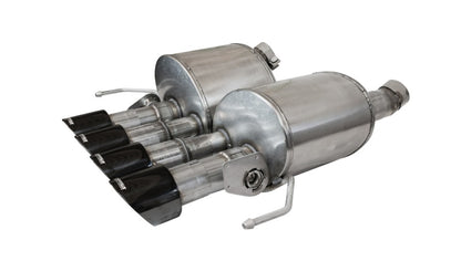 Corsa 2014-2019 Chevrolet Corvette C7 6.2L 2.75in Xtreme Valve-Back w/ Dual NPP & Quad Black Tips - Graveyard Performance