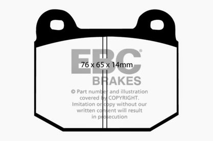EBC 99-03 Mitsubishi Lancer Evolution 2.0 Turbo Bluestuff Rear Brake Pads - Graveyard Performance