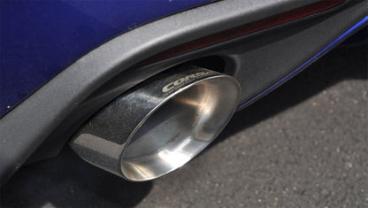 Corsa 2015-2017 Ford Mustang EcoBoost 2.3T Sport 3in Cat-Back Dual Rear Exit Polished Tips - Graveyard Performance