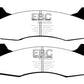 EBC 83-93 Ford Mustang 2.3 (Rear Rotors) Redstuff Rear Brake Pads