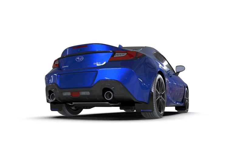 Rally Armor 22-25 Subaru BRZ / Toyota GR86 Black UR Mud Flap w/Blue Logo