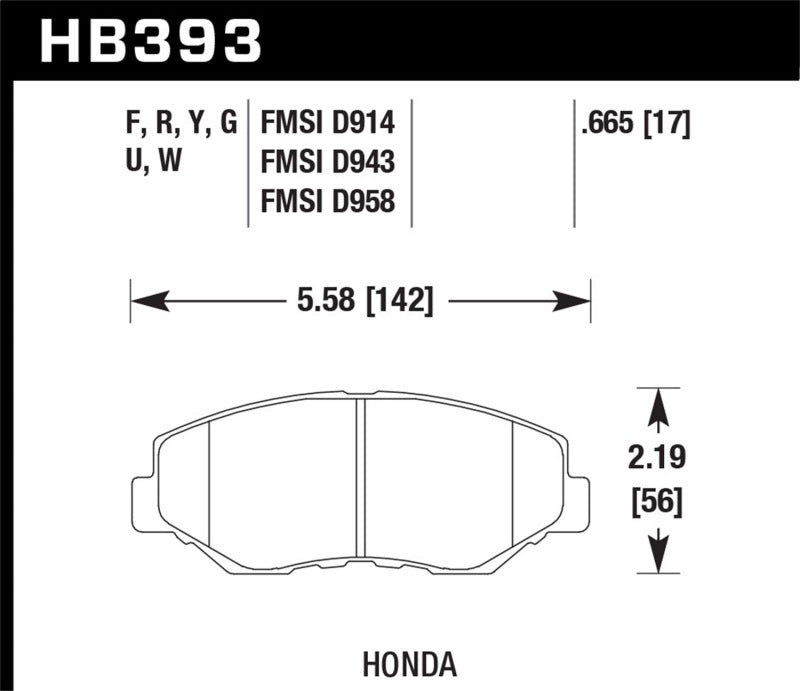 Hawk LTS Street Brake Pads - Graveyard Performance
