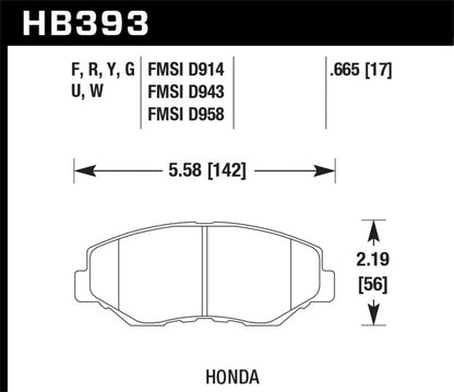 Hawk LTS Street Brake Pads - Graveyard Performance