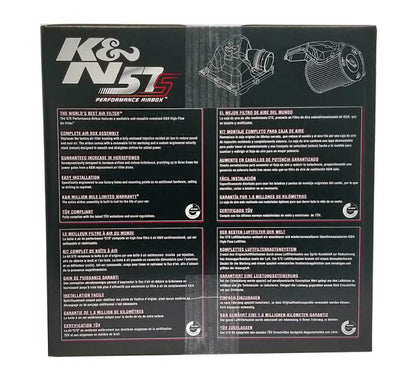 K&N Performance Intake Kit  for Ford C-Max/Focus II / Volvo C30/S40/V40/V50/V70 / Mazda 3/5 - Graveyard Performance