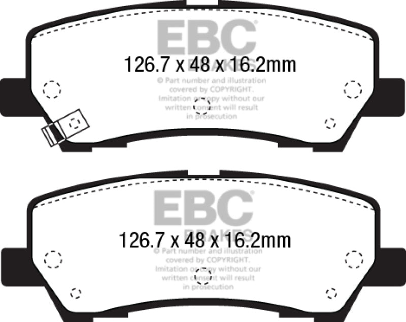 EBC brake Ultimax2 brake Pads - Graveyard Performance