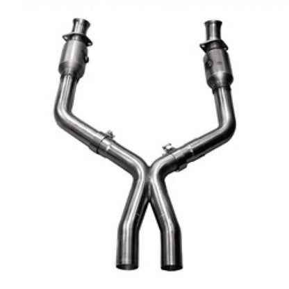 Kooks 05-10 Ford Mustang GT 4.6L 3V Auto/Manual 2 1/2in x 2 1/2in OEM Cat X Pipe Kooks HDR Req - Graveyard Performance