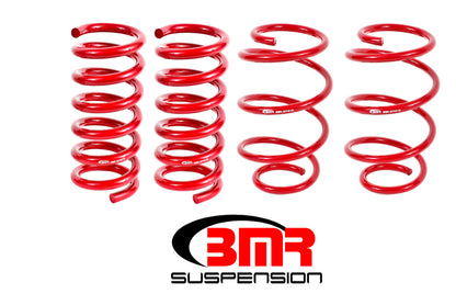 BMR 15-17 S550 Mustang Performance Version Lowering Springs (Set Of 4) - Red - Graveyard Performance