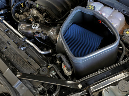 aFe 19-20 GM Trucks 5.3L/6.2L Track Series Carbon Fiber Cold Air Intake System With Pro 5R Filters - Graveyard Performance