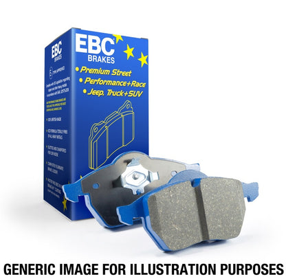 EBC 16-18 Ford Focus RS Bluestuff Front Brake Pads - Graveyard Performance