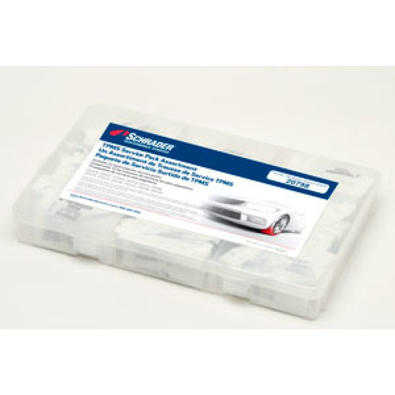 Schrader TPMS Assortment Kit - 8 Each of 12 Most Popular Packs - Graveyard Performance