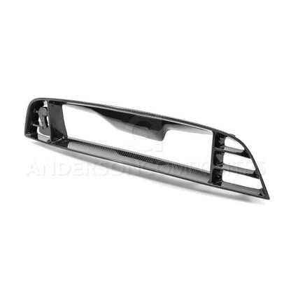 Anderson Composites 10-14 Ford Mustang/Shelby GT500 Front Upper Grille (w/ Spot for Cobra Emblem) - Graveyard Performance
