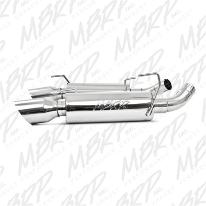 MBRP 05-10 Ford Mustang GT 5.0/Shelby GT500 Dual Mufflers Axle Back Split Rear T304 - Graveyard Performance