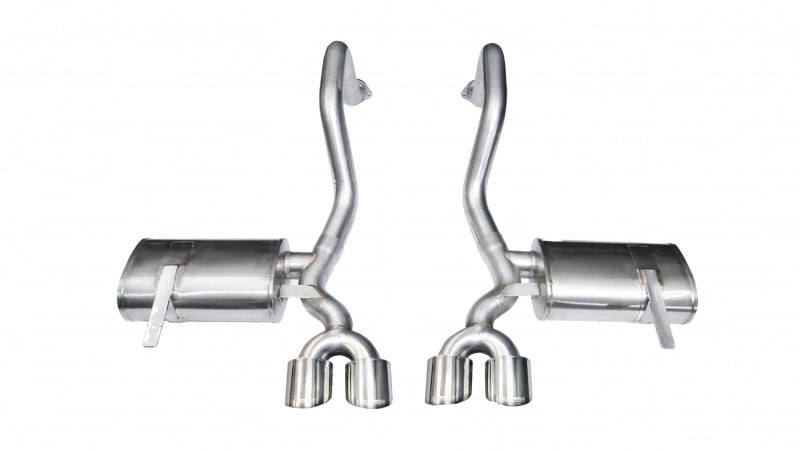 Corsa 1997-2004 Chevrolet Corvette C5 Z06 5.7L V8 Polished Xtreme Axle-Back Exhaust - Graveyard Performance