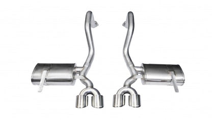 Corsa 1997-2004 Chevrolet Corvette C5 Z06 5.7L V8 Polished Xtreme Axle-Back Exhaust - Graveyard Performance