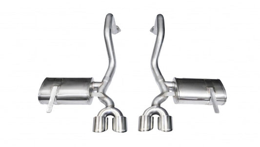 Corsa 1997-2004 Chevrolet Corvette C5 Z06 5.7L V8 Polished Xtreme Axle-Back Exhaust - Graveyard Performance