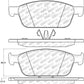 StopTech 13-19 Ford Escape / 13-18 Ford Focus Street Select Front Brake Pads