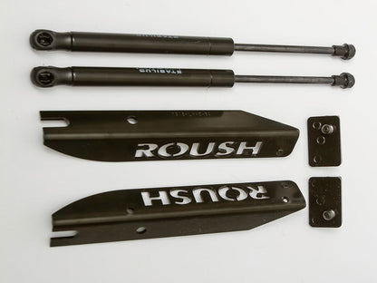 Roush 2005-2014 Ford Mustang Hood Strut Kit (Excl. GT500) - Graveyard Performance