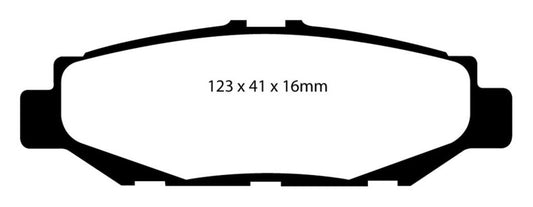 EBC 93-97 Lexus GS300 3.0 Redstuff Rear Brake Pads - Graveyard Performance