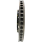 StopTech 09-11 Nissan GT-R Front Left Slotted Bare Iron 380x34mm AeroRotor Kit