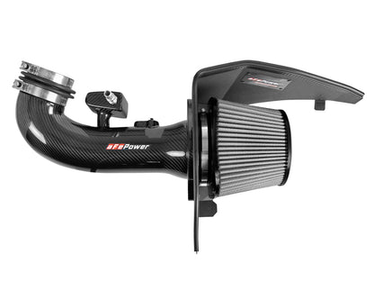 aFe 19-21 GM Trucks 5.3L/6.2L Track Series Carbon Fiber Cold Air Intake System W/ Pro Dry S Filters - Graveyard Performance