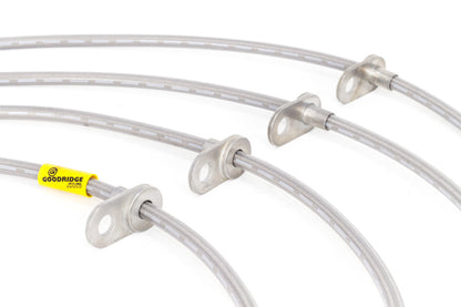 Goodridge 12-15 Honda Civic Si / 13-15 Acura ILX 2.4L (Lrg Disc) Stainless Steel Brake Line Kit - Graveyard Performance