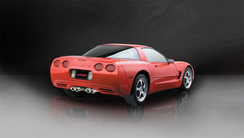 Corsa 1997-2004 Chevrolet Corvette C5 Z06 5.7L V8 Polished Xtreme Cat-Back + XO Exhaust - Graveyard Performance