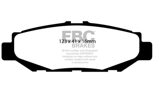 EBC 93-97 Lexus GS300 3.0 Yellowstuff Rear Brake Pads - Graveyard Performance