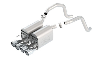 Borla 05-08 Chevrolet Corvette Coupe/Conv 6.0L/6.2L 8cyl Aggressive ATAK Exhaust (rear section only) - Graveyard Performance