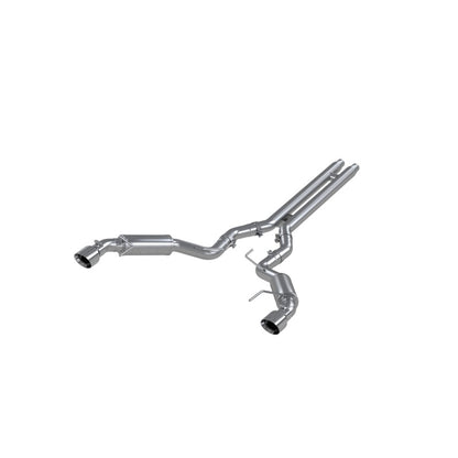MBRP 15-17 Ford Mustang GT 5.0 3in Cat Back Dual Split Rear Race Version 4.5in Tips - T409 - Graveyard Performance