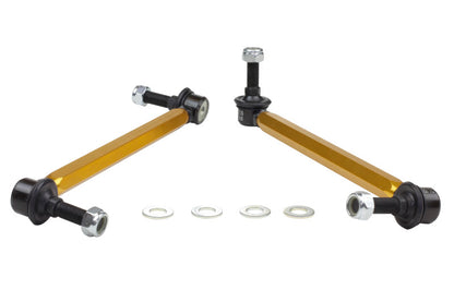 Whiteline 05+ Mustang Coupe 8cyl (Inc Shelby GT/ GT500) Front Swaybar Link Kit H/Duty Adj Steel Ball - Graveyard Performance