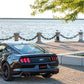 Corsa 2015-2017 Ford Mustang GT 5.0 3in Cat Back Exhaust Black Quad Tips (Xtreme)