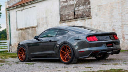 Corsa 2015-2017 Ford Mustang GT 5.0 3in Axle Back Exhaust Black Dual Tips (Touring) - Graveyard Performance
