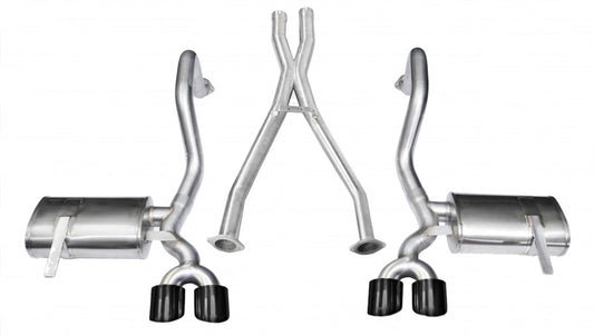 Corsa 1997-2004 Chevrolet Corvette C5 Z06 5.7L V8 Black Xtreme Cat-Back + XO Exhaust - Graveyard Performance