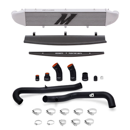 Mishimoto 2014-2016 Ford Fiesta ST 1.6L Front Mount Intercooler (Silver) Kit w/ Pipes (Black) - Graveyard Performance